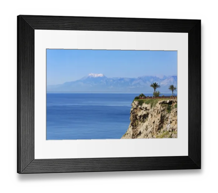 Framed Print : Coast, in front of Tahtali Dagi Mountain, Lara, Antalya, Antalya Province, Turkey Framed Print : Coast, in front of Tahtali Dagi Mountain, Lara, Antalya, Antalya Province, Turkey