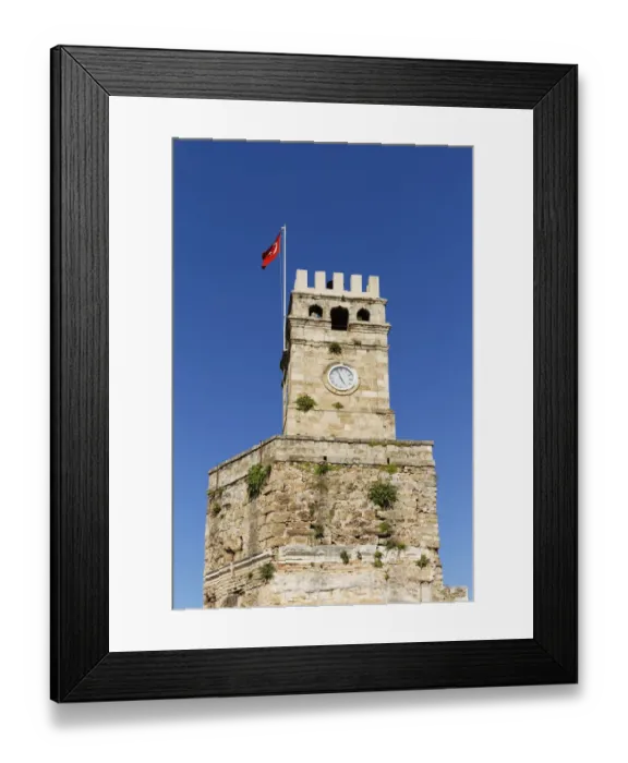 Framed Print : Clock Tower, Kaleici, Antalya, Antalya Province, Turkey Framed Print : Clock Tower, Kaleici, Antalya, Antalya Province, Turkey