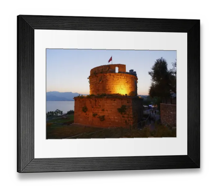 Framed Print : Hidirlik Tower, Antalya, Antalya Province, Turkey Framed Print : Hidirlik Tower, Antalya, Antalya Province, Turkey