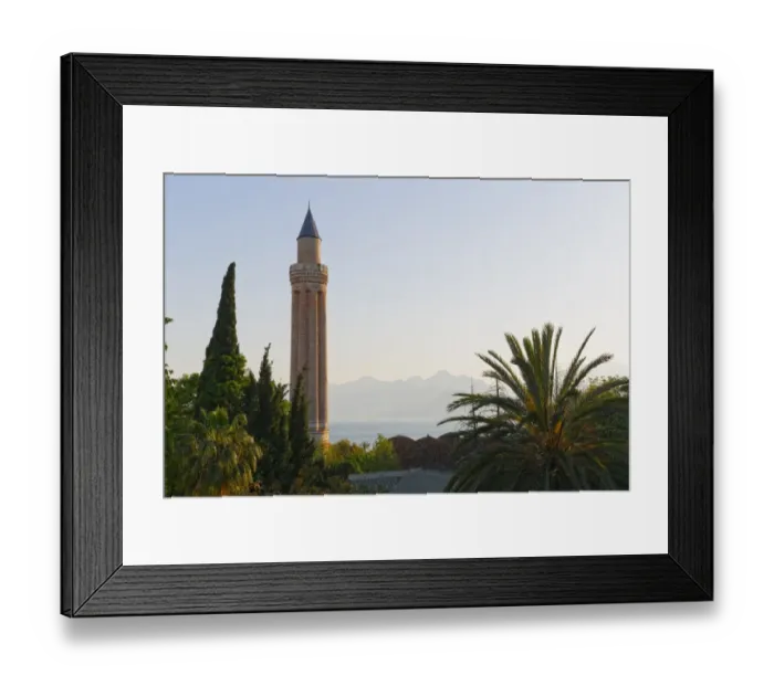 Framed Print : Fluted Minaret, Kaleici, Antalya, Antalya Province, Turkey Framed Print : Fluted Minaret, Kaleici, Antalya, Antalya Province, Turkey