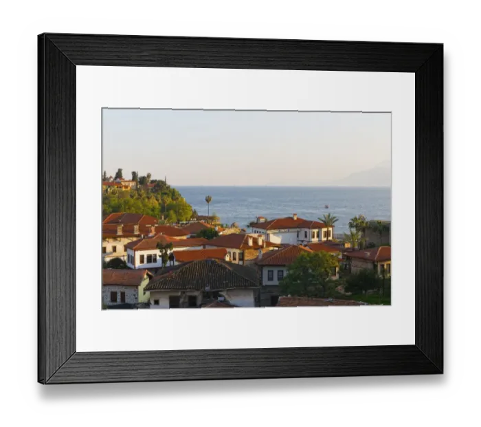 Framed Print : View over the old town, Kaleici, Antalya, Antalya Province, Turkey Framed Print : View over the old town, Kaleici, Antalya, Antalya Province, Turkey