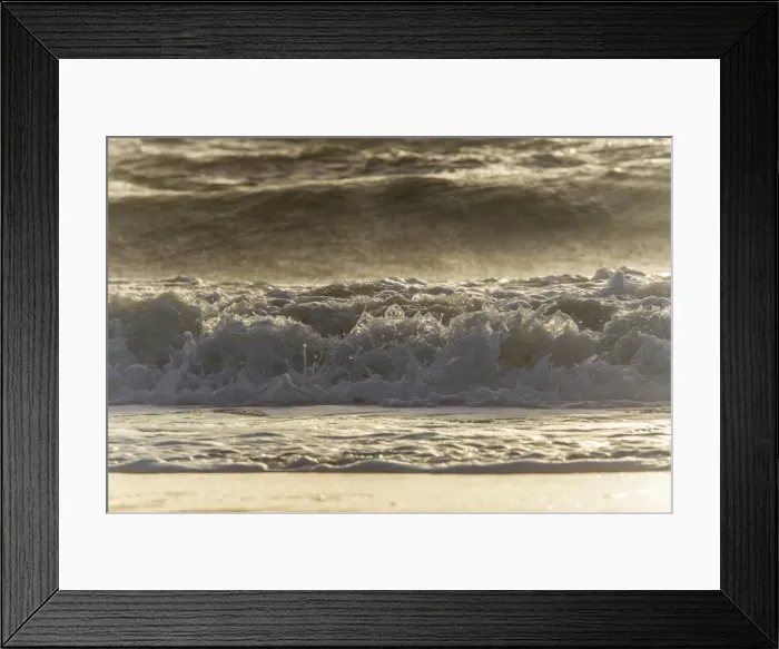 Framed Print : Waves at the beach, Sylt, Schleswig-Holstein, Germany Framed Print : Waves at the beach, Sylt, Schleswig-Holstein, Germany