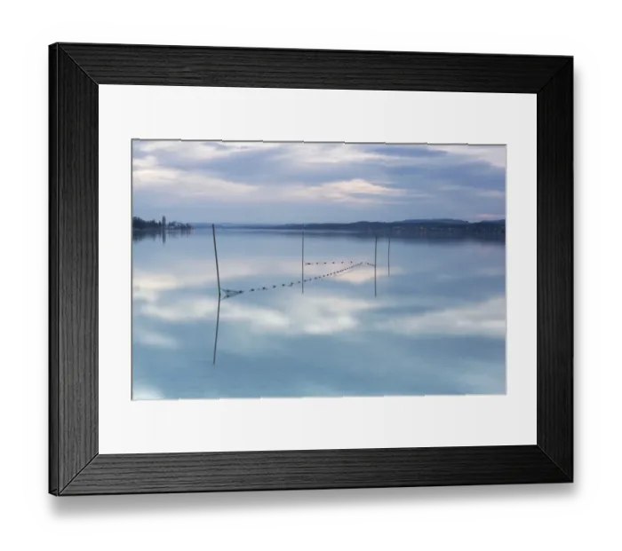 Framed Print : Fishing net in Lake Constance, evening mood, Reichenau Island, Lake Constance, Baden-Wurttemberg, Germany Framed Print : Fishing net in Lake Constance, evening mood, Reichenau Island, Lake Constance, Baden-Wurttemberg, Germany