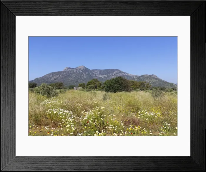 Framed Print : Mt Emecik Dagi, Datca, Datca Peninsula, Mugla Province, Aegean, Turkey