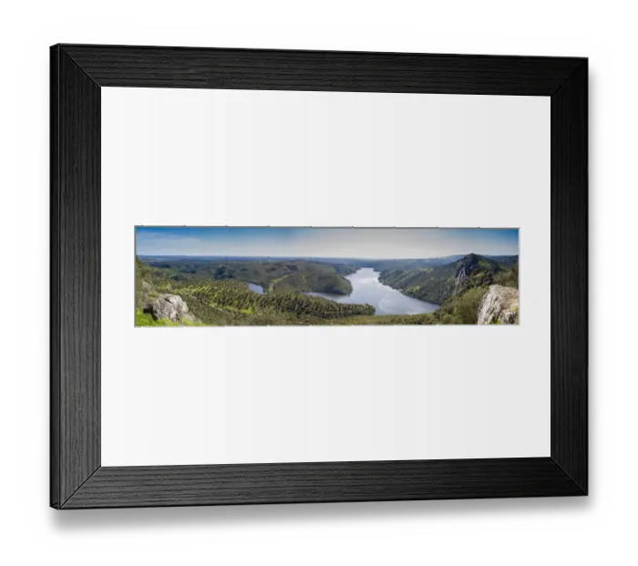 Framed Print : Panorama of the dammed Rio Tajo in Monfraguee National Parks, UNESCO biosphere reserve, Extremadura, Spain Framed Print : Panorama of the dammed Rio Tajo in Monfraguee National Parks, UNESCO biosphere reserve, Extremadura, Spain