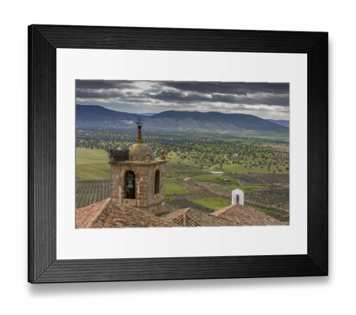 Framed Print : View of typical landscape of the Extremadura, at Quintana de la Serena, Extremadura, Spain Framed Print : View of typical landscape of the Extremadura, at Quintana de la Serena, Extremadura, Spain