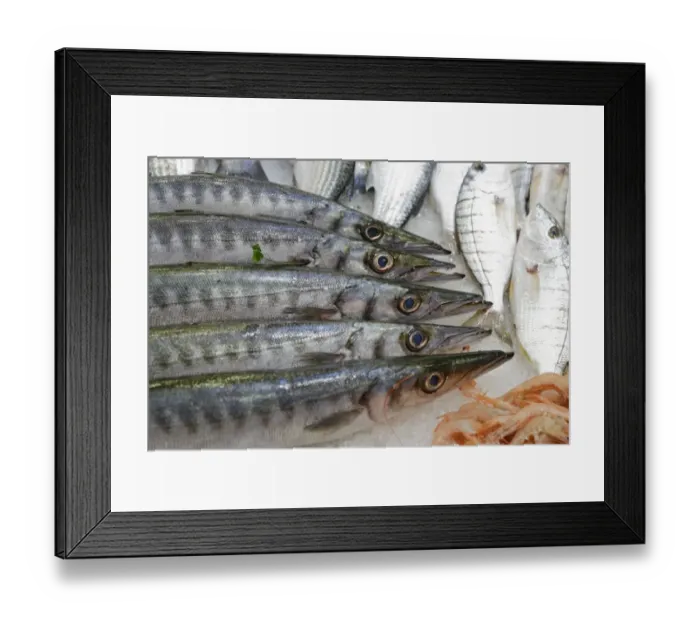 Framed Print : Fish for sale in a fish market, Kusadasi, Aydin province, Aegean region, Turkey Framed Print : Fish for sale in a fish market, Kusadasi, Aydin province, Aegean region, Turkey