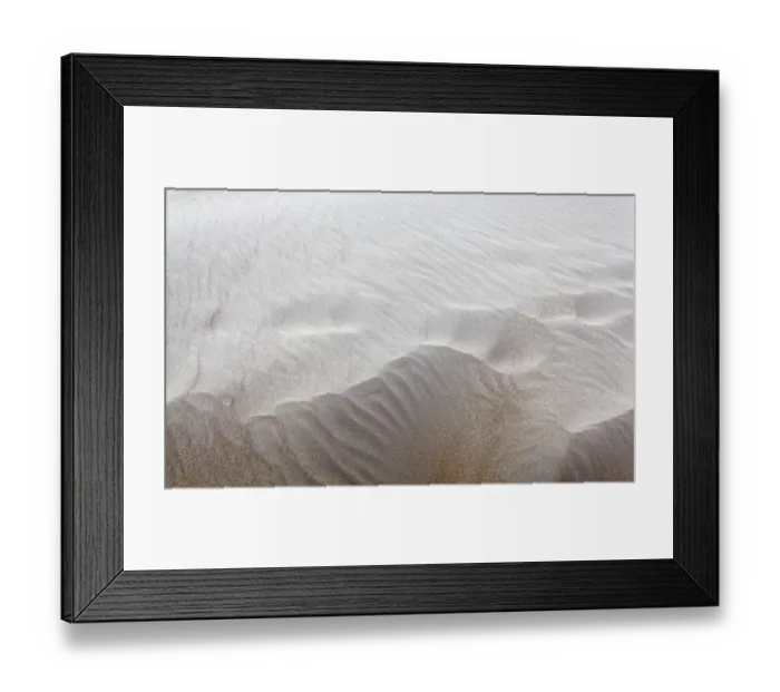 Framed Print : Sand structures, North Sea beach, Sankt Peter-Ording, Germany Framed Print : Sand structures, North Sea beach, Sankt Peter-Ording, Germany