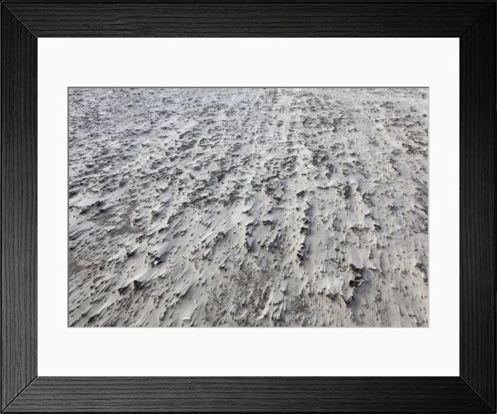 Framed Print : Sand structures, North Sea beach, Sankt Peter-Ording, Germany Framed Print : Sand structures, North Sea beach, Sankt Peter-Ording, Germany