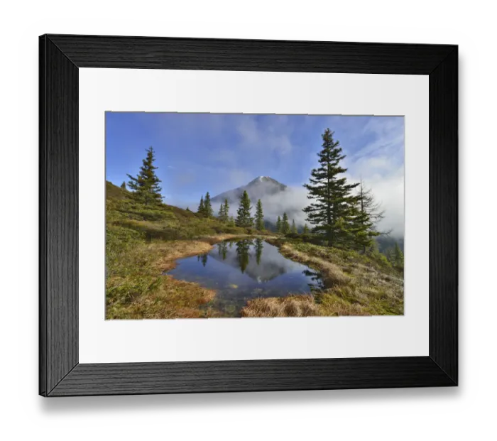 Framed Print : Mountain landscape in the spring, Mt Kuhmesser at the back, from Mt Kleiner Gamsstein, Tux Prealps, Tyrol, Austria Framed Print : Mountain landscape in the spring, Mt Kuhmesser at the back, from Mt Kleiner Gamsstein, Tux Prealps, Tyrol, Austria