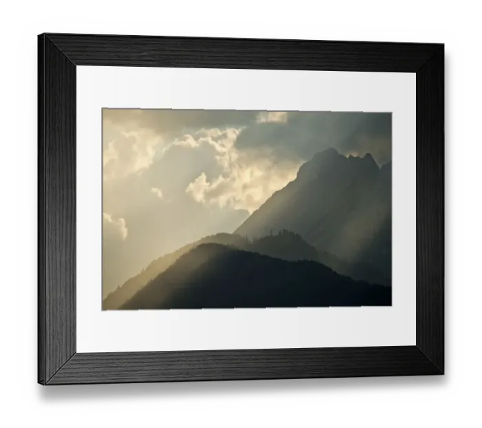 Framed Print : Sunset over Mt Bettelwurf, Karwendel Range, Tyrol, Austria Framed Print : Sunset over Mt Bettelwurf, Karwendel Range, Tyrol, Austria