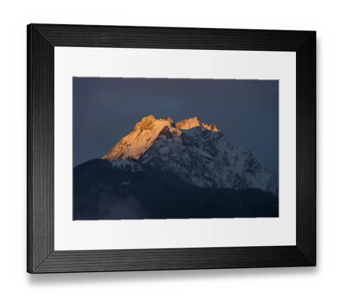 Framed Print : Mountains Kleiner Bettelwurf and Grosser Bettelwurf in the morning light, Karwendel range, Tyrol, Austria Framed Print : Mountains Kleiner Bettelwurf and Grosser Bettelwurf in the morning light, Karwendel range, Tyrol, Austria