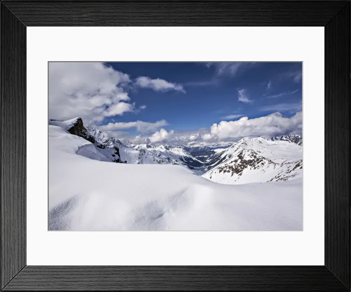 Framed Print : View on Kuehtai with the Speicher Finstertal reservoir, Stubai Alps, Kuhtai, Tyrol, Austria Framed Print : View on Kuehtai with the Speicher Finstertal reservoir, Stubai Alps, Kuhtai, Tyrol, Austria