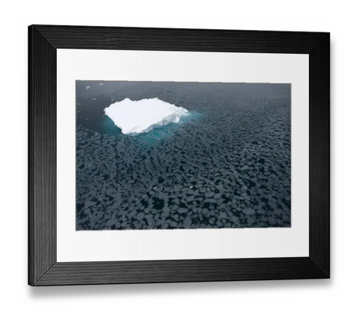 Framed Print : Iceberg surrounded by slush, Paradise Bay, Antarctic Peninsula, Antarctica Framed Print : Iceberg surrounded by slush, Paradise Bay, Antarctic Peninsula, Antarctica