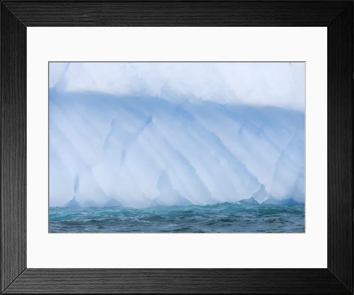Framed Print : Annual layers in the ice of an iceberg, Pleneau Bay, Antarctic Peninsula, Antarctica Framed Print : Annual layers in the ice of an iceberg, Pleneau Bay, Antarctic Peninsula, Antarctica