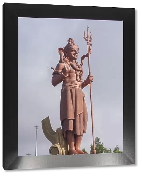 Statue of Lord Shiva, a Hindu deity, Grand Bassin, Mauritius