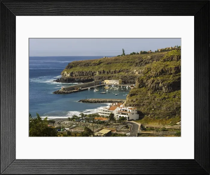 Framed Print : Coast, coastline, Laguna de Santiago, La Gomera, Canary Islands, Spain Framed Print : Coast, coastline, Laguna de Santiago, La Gomera, Canary Islands, Spain