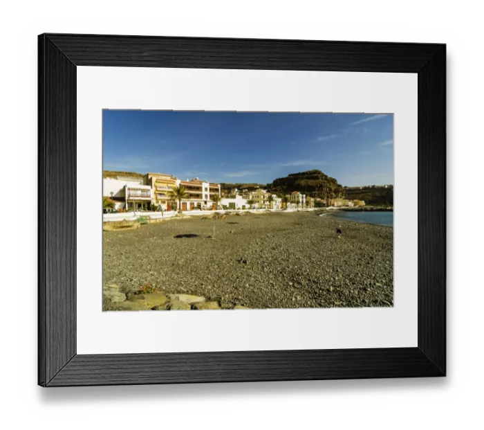 Framed Print : Beach of Santiago, Playa Santiago, La Gomera, Canary Islands, Spain Framed Print : Beach of Santiago, Playa Santiago, La Gomera, Canary Islands, Spain