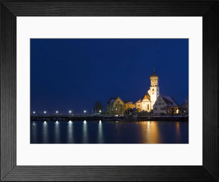 Framed Print : Municipality of Wasserburg on Lake Constance in winter, Wasserburg - Bodensee, Swabia, Bavaria, Germany Framed Print : Municipality of Wasserburg on Lake Constance in winter, Wasserburg - Bodensee, Swabia, Bavaria, Germany