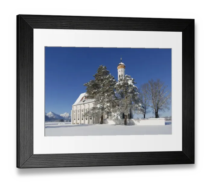 Framed Print : Church of St. Coloman, Schwangau, Ostallgau, Allgau, Schwabia, Bavaria, Germany Framed Print : Church of St. Coloman, Schwangau, Ostallgau, Allgau, Schwabia, Bavaria, Germany