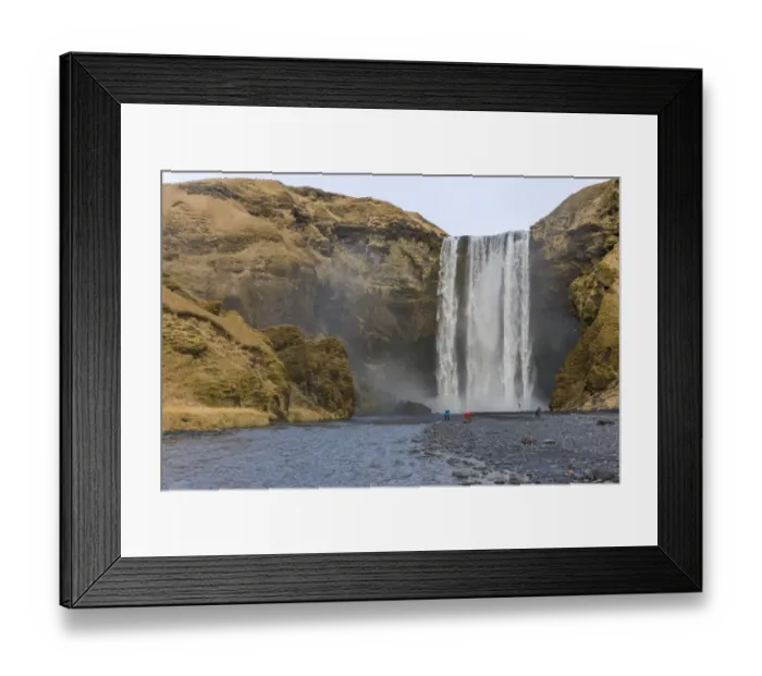 Framed Print : Skogafoss waterfall, Iceland Framed Print : Skogafoss waterfall, Iceland
