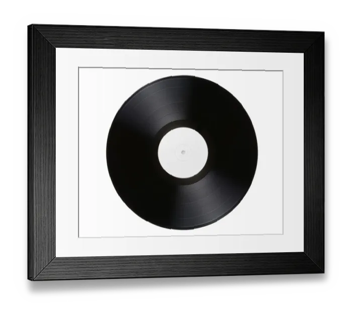Framed Print : Vinyl record Framed Print : Vinyl record