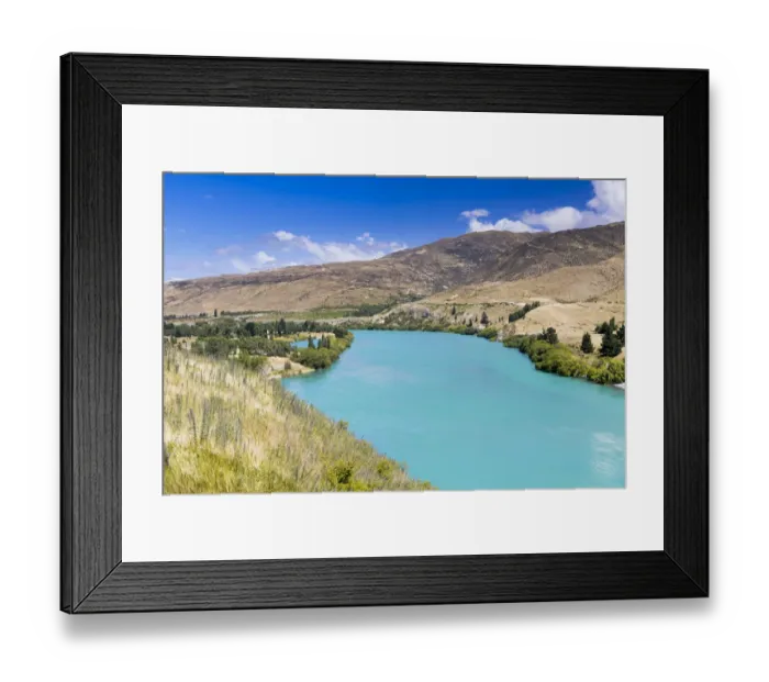 Framed Print : Waitaki River, Kirkliston, Canterbury Region, New Zealand Framed Print : Waitaki River, Kirkliston, Canterbury Region, New Zealand