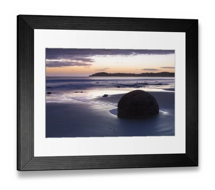 Framed Print : Moeraki Boulders on the beach at sunrise, Moeraki Beach, Hampden, Otago Region, New Zealand Framed Print : Moeraki Boulders on the beach at sunrise, Moeraki Beach, Hampden, Otago Region, New Zealand