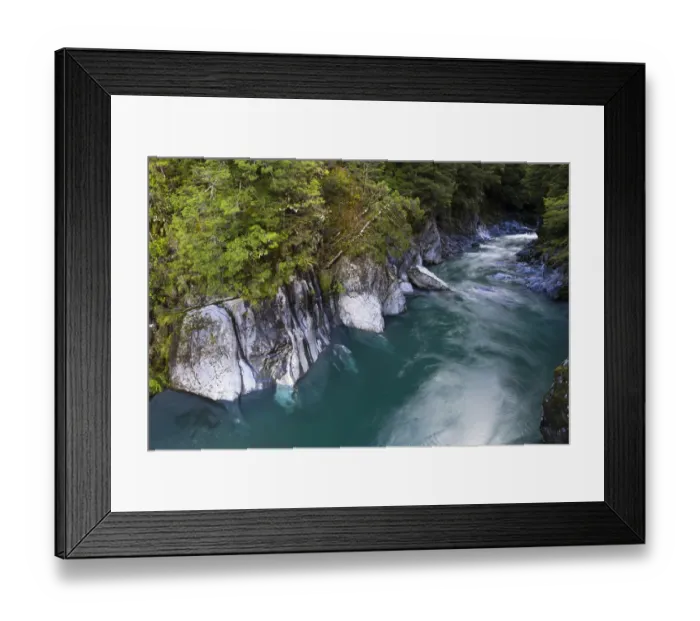 Framed Print : The Blue Pools, Makarora, Otago Region, New Zealand Framed Print : The Blue Pools, Makarora, Otago Region, New Zealand
