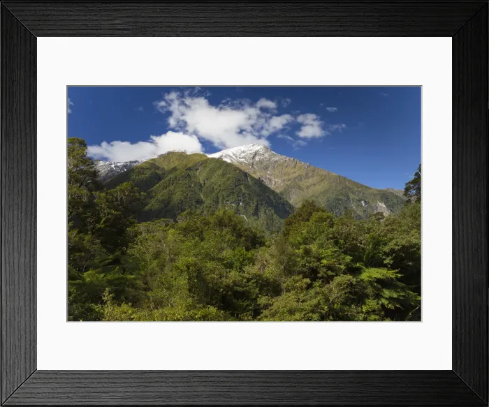 Framed Print : Snow-capped Mount Cuttance, 1436m, Mount Aspiring National Park, West Coast Region, New Zealand Framed Print : Snow-capped Mount Cuttance, 1436m, Mount Aspiring National Park, West Coast Region, New Zealand