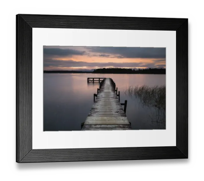 Framed Print : Jetty at Lake Mahinapua at sunrise, Ruatapu, West Coast Region, New Zealand Framed Print : Jetty at Lake Mahinapua at sunrise, Ruatapu, West Coast Region, New Zealand