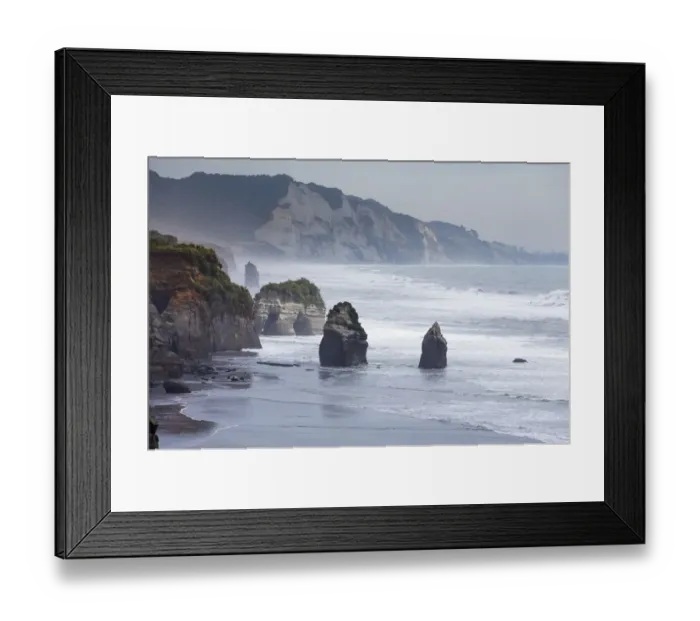 Framed Print : The Whitecliffs rock formation, Tongaporutu, Taranaki Region, New Zealand Framed Print : The Whitecliffs rock formation, Tongaporutu, Taranaki Region, New Zealand