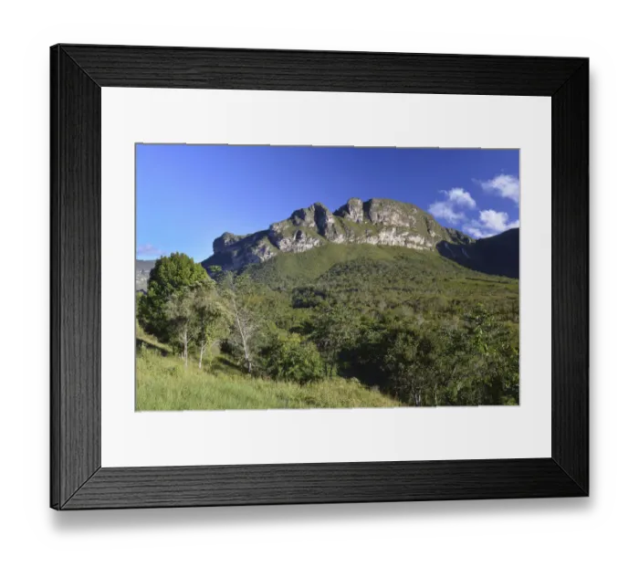Framed Print : Growing region of ??highland coffee at Morro do Fumacinha, Ibicoara, State of Bahia, Brazil Framed Print : Growing region of ??highland coffee at Morro do Fumacinha, Ibicoara, State of Bahia, Brazil