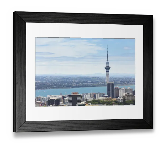 Framed Print : Skyline of Auckland with Skytower and Takapuna at the rear, Mount Eden, Auckland, Auckland Region, New Zealand Framed Print : Skyline of Auckland with Skytower and Takapuna at the rear, Mount Eden, Auckland, Auckland Region, New Zealand