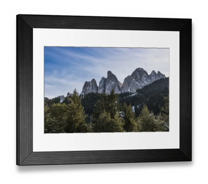 Framed Print : Odle mountains, from Val di Funes, Dolomites, South Tyrol, Italy Framed Print : Odle mountains, from Val di Funes, Dolomites, South Tyrol, Italy