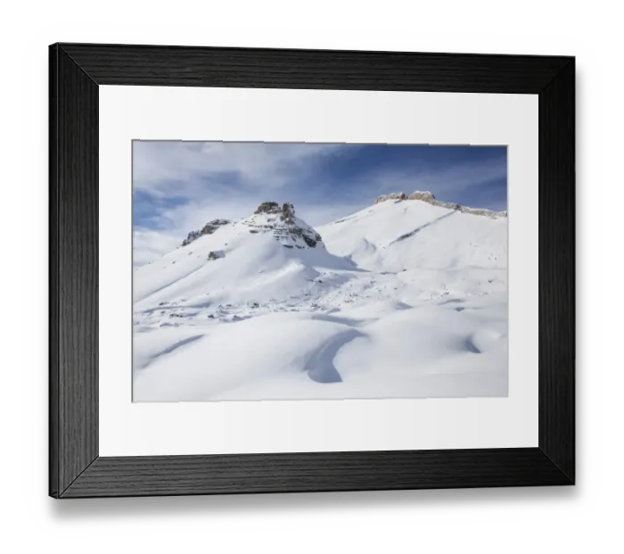Framed Print : Neunerspitze mountain in winter, St. Vigil, Province of South Tyrol, Italy Framed Print : Neunerspitze mountain in winter, St. Vigil, Province of South Tyrol, Italy