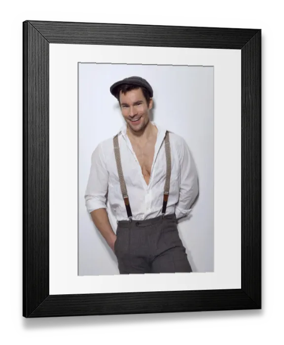 Framed Print : Man, 38 years, in casual clothes Framed Print : Man, 38 years, in casual clothes