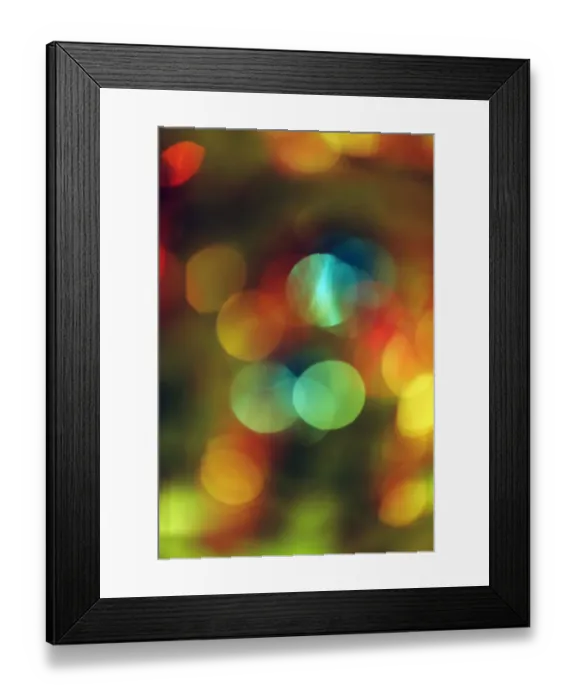 Framed Print : Blurred colored lights, bokeh Framed Print : Blurred colored lights, bokeh