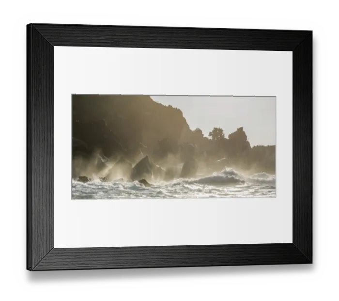 Framed Print : Waves breaking against the cliffs at the Buccaneers Cove, San Salvador Island, Galapagos Islands, Ecuador Framed Print : Waves breaking against the cliffs at the Buccaneers Cove, San Salvador Island, Galapagos Islands, Ecuador