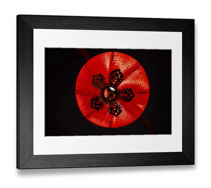 Framed Print : Red Chinese paper lantern with ornaments Framed Print : Red Chinese paper lantern with ornaments