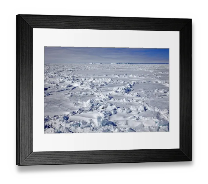 Framed Print : Icy landscape, pack ice, Weddell Sea, Antarctica Framed Print : Icy landscape, pack ice, Weddell Sea, Antarctica