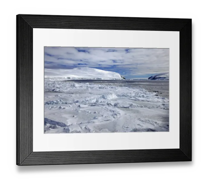 Framed Print : Icy landscape, View Point, Weddell Sea, Antarctica Framed Print : Icy landscape, View Point, Weddell Sea, Antarctica