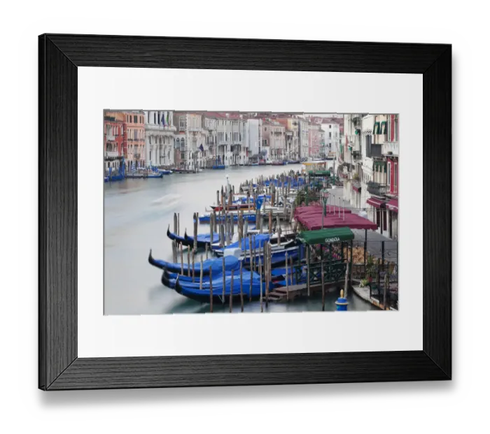 Framed Print : Grand Canal, Canal Grande, with boats in the morning, Venice, Venezien, Italy Framed Print : Grand Canal, Canal Grande, with boats in the morning, Venice, Venezien, Italy