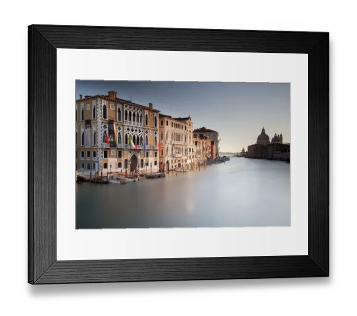 Framed Print : Grand Canal, Canal Grande, in the morning, Venice, Venezien, Italy