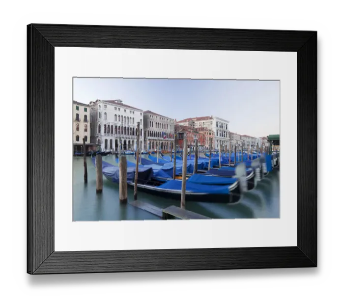 Framed Print : Grand Canal, Canal Grande, with boats in the morning, Venice, Venezien, Italy Framed Print : Grand Canal, Canal Grande, with boats in the morning, Venice, Venezien, Italy