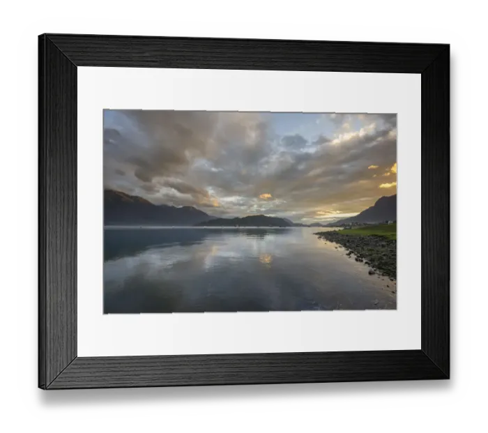 Framed Print : Evening atmosphere by the sea, Hornopiren, Los Lagos Region, Chile Framed Print : Evening atmosphere by the sea, Hornopiren, Los Lagos Region, Chile