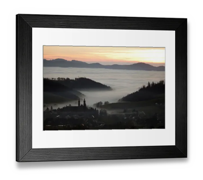 Framed Print : St. Peter at atmospheric inversion in autumn, Black Forest, Baden-Wuerttemberg, Germany, Europe Framed Print : St. Peter at atmospheric inversion in autumn, Black Forest, Baden-Wuerttemberg, Germany, Europe