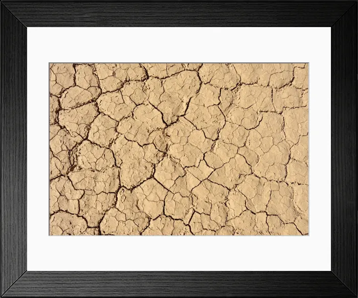 Framed Print : Dried out clay surface of upper Ouksem crater, Menzaz, Tamanrasset Province, Algeria Framed Print : Dried out clay surface of upper Ouksem crater, Menzaz, Tamanrasset Province, Algeria