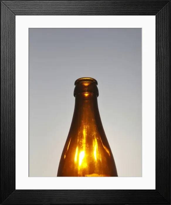 Framed Print : Beer bottle Framed Print : Beer bottle