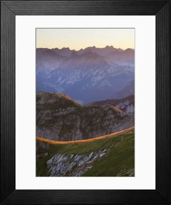 Framed Print : Dalfazer Joch ridge from Mount Hochiss in the Rofan massif, Rofan, Tyrol, Austria, Brandenberg Alps, Rofan, Tyrol, Austria Framed Print : Dalfazer Joch ridge from Mount Hochiss in the Rofan massif, Rofan, Tyrol, Austria, Brandenberg Alps, Rofan, Tyrol, Austria